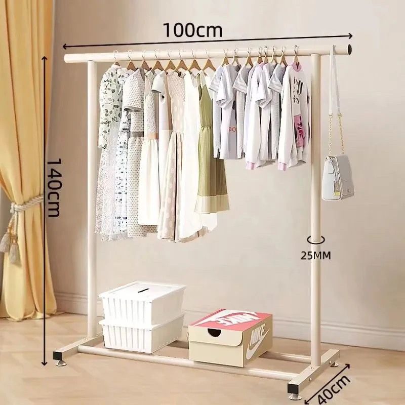 크림 화이트 직사각형 100.1cm [안정 금속]