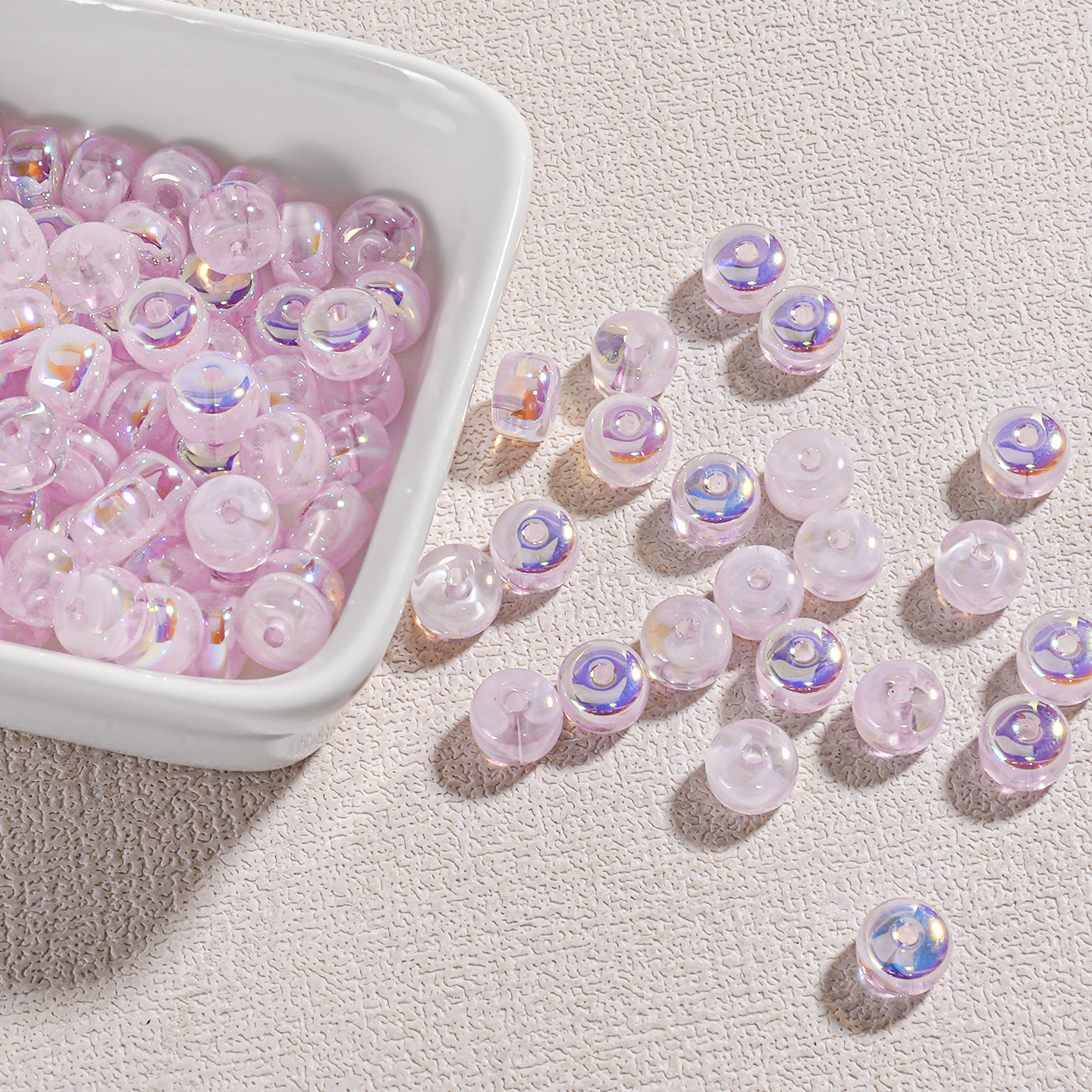 Niebla de hilo Dream Beads Mini Beads 7 * 8MM Hecho a mano DIY Cuentas Collar Pulsera Keychain Material de cadena de teléfono móvil image 8
