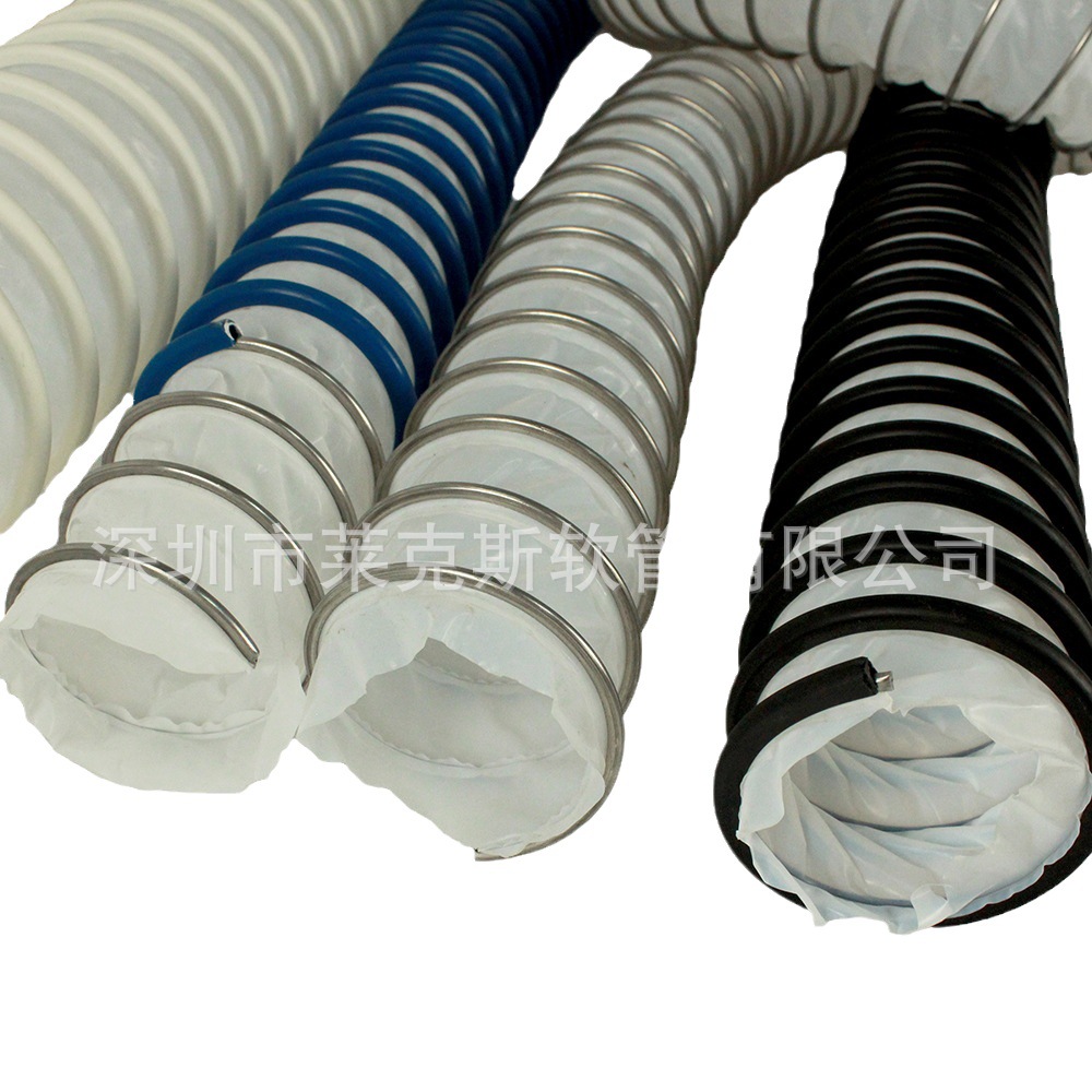 耐高温抗化学通风排气管聚四氟乙烯PTFE抗酸碱通风管