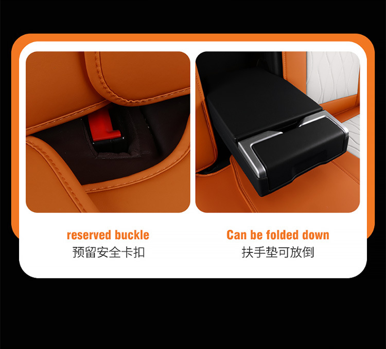 The new five-seat cover fully enclosed seat cushion car seat cushion four seasons general leather seat cushion factory a generation of hair