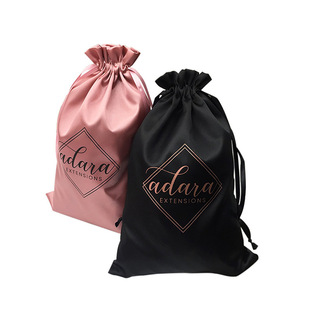 Drawstring satin cloth drawstring bag gift bag drawstring bag cosmetic jewelry artificial silk packaging bag wholesale