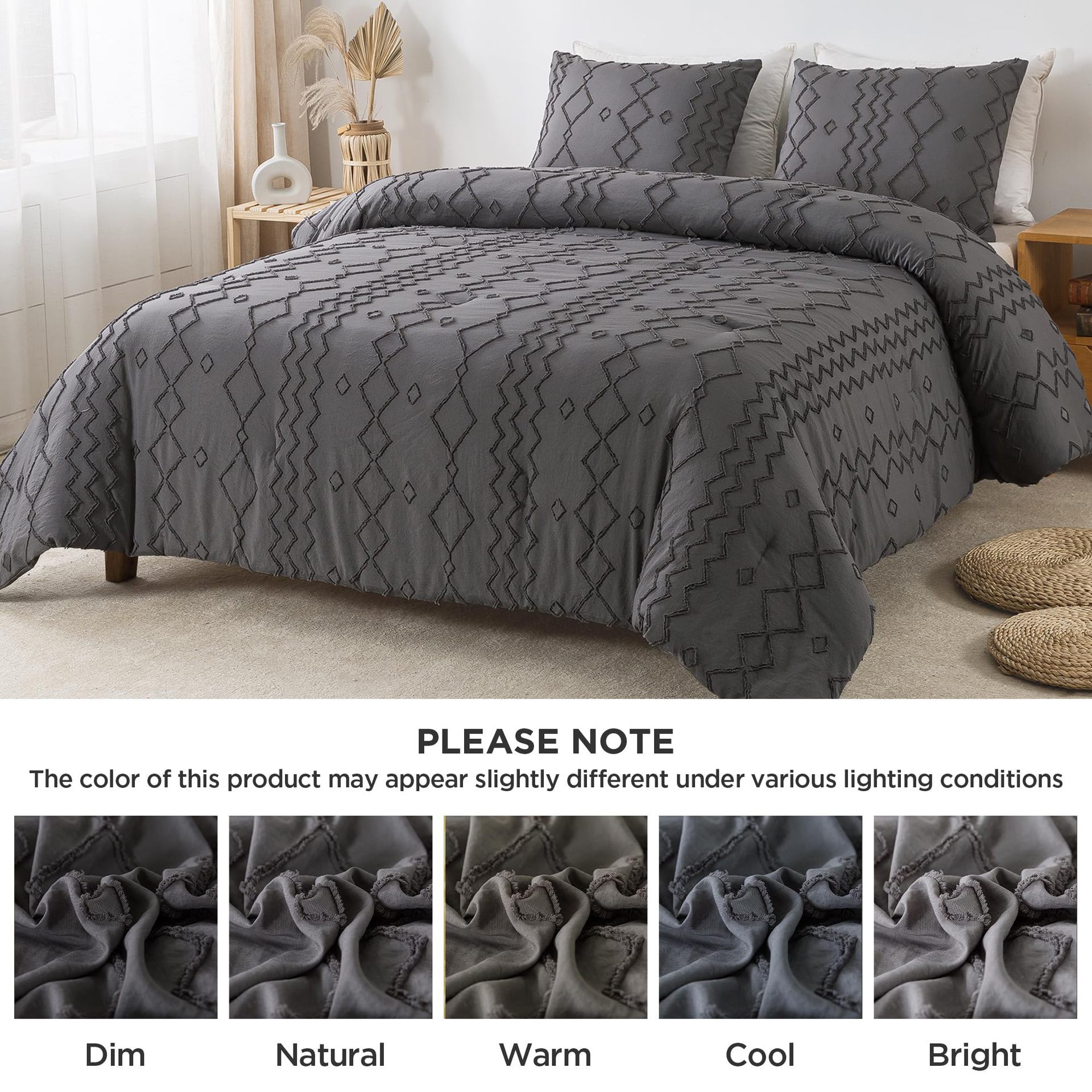 11 - Dark Gray Queen(90__x90__