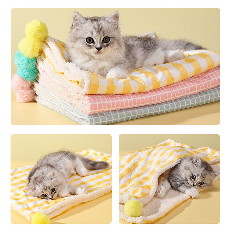 Gato estera gato manta perro dormir estera mascota manta gato nido perrera pequeña alfombra cuatro estaciones universal dormir edredón alfombra del piso