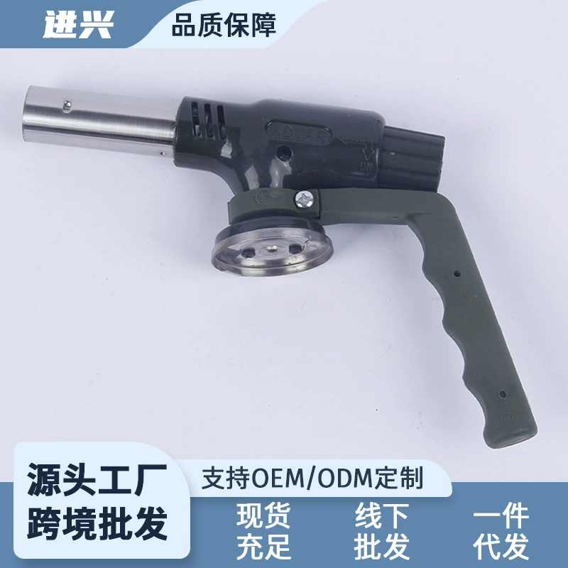 Уличный газовый факел от производителя, сварочный пистолет, удобный картриджный горелочный инструмент для барбекю