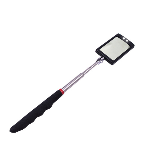 Car repair multi-functional universal folding telescopic reflector with light and without light, peep mirror, under-car inspection mirror
