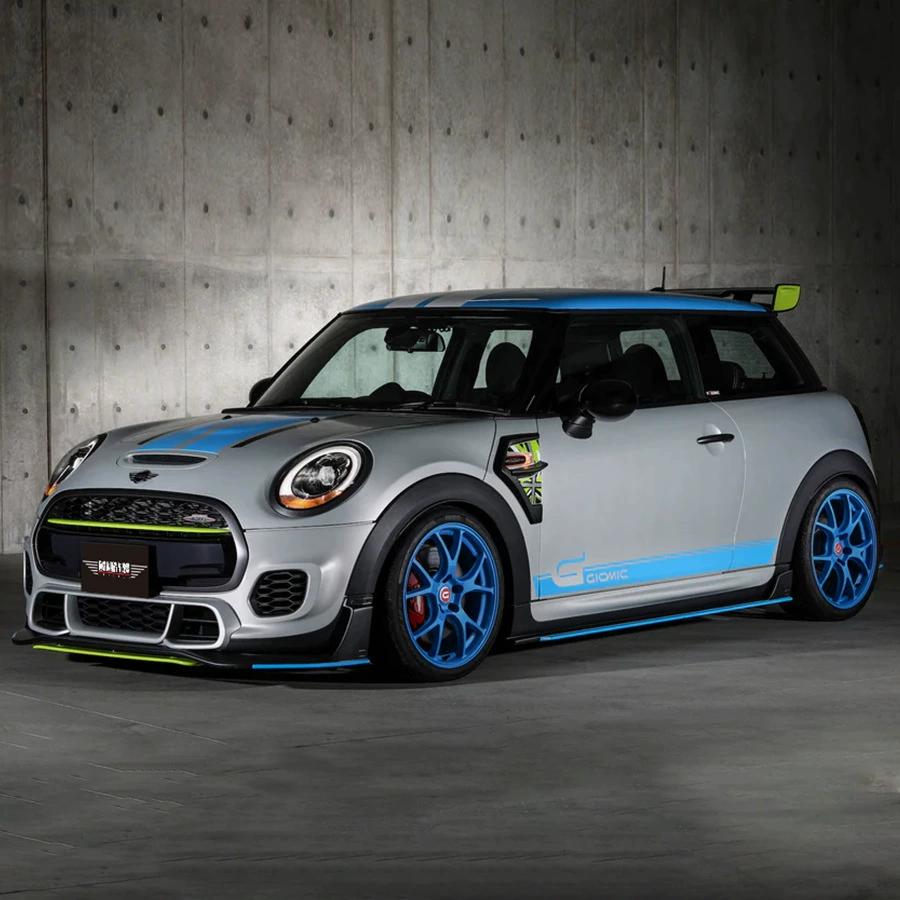 Подходит для MINI JCW COOPER F56 F57: передний спойлер, боковые юбки, задний диффузор, спойлер, комплект обвеса.