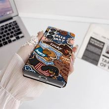 适用三星zfold6手机壳翻盖皮套fold5折叠屏Zfold4牛仔狗狗fold3女