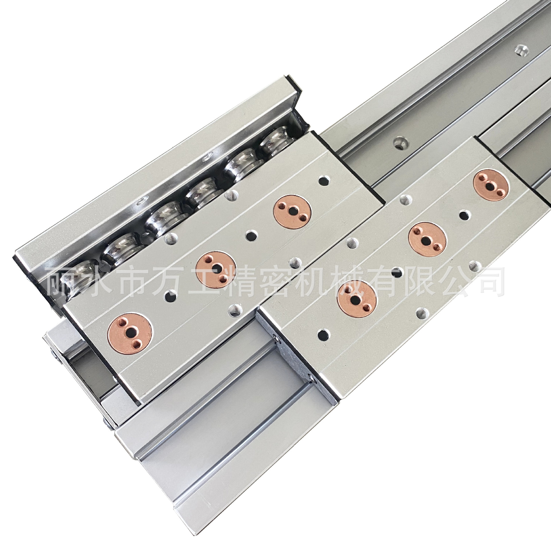 工厂直销直线道轨滚轮滑块 可锁式双轴心导轨发黑锁紧SGR LGD 12