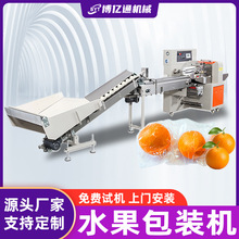 水果包装机罗汉果橙子柠檬百香果保鲜膜套袋机沃柑牛油果打包机械