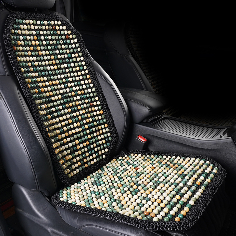 Cool pad – Universal Car Seat Cushion - cangsongqing-seat-cushion-backrest-black-crochet-double-layer-thickened-3d-breathable-anti-slip