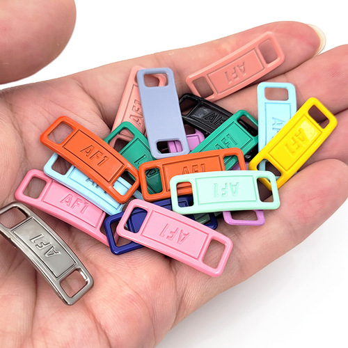 AF1 metal color shoelace buckle, suitable for Air Force One, AJ sneakers, sports shoes, Iron Brand shoe logo accessories decoration