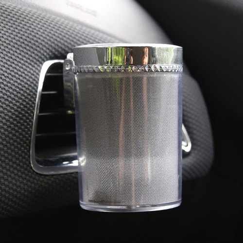 Car ashtray with LED light, car accessories, colorful lights, air conditioning outlet, colorful ashtray for home use