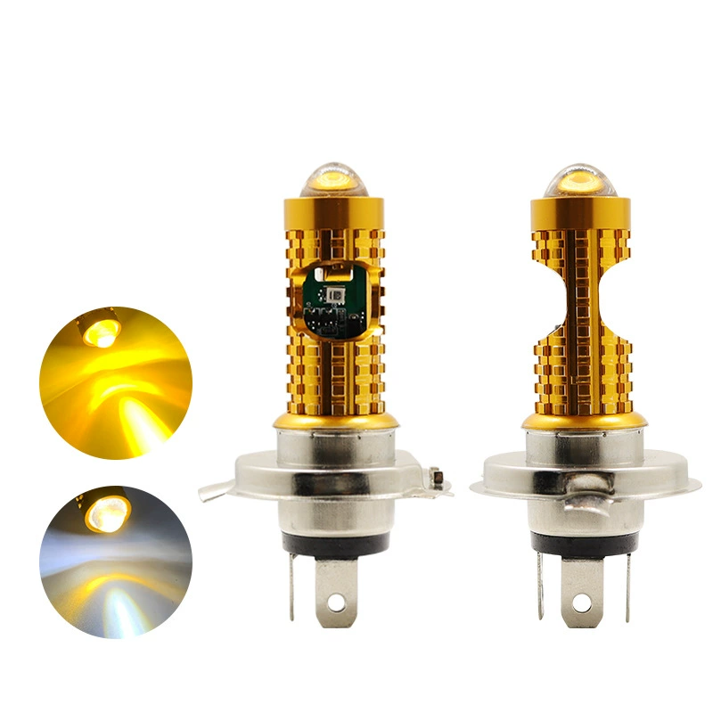 Motorcycle electric vehicle high light LED headlight car H4 H6 ba20D 12-80V hooligan reversing light