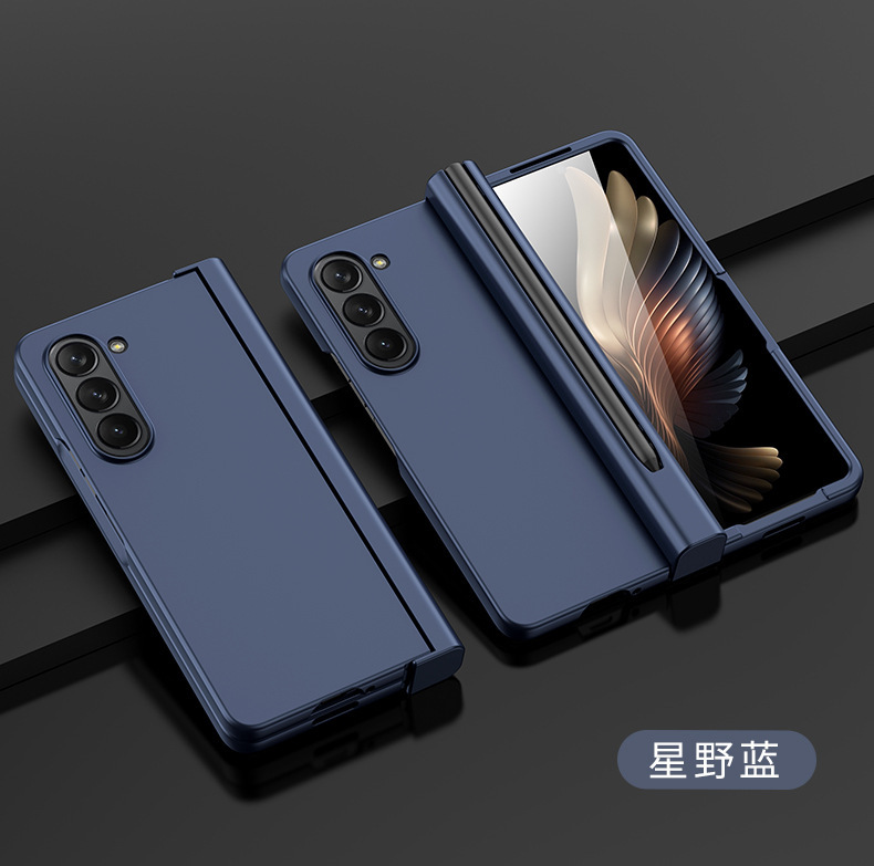 サムスンGalaxy ZFold6/5/4/3新型シェルスキン感折り畳み防止携帯ケースペン付きスロット|undefined
