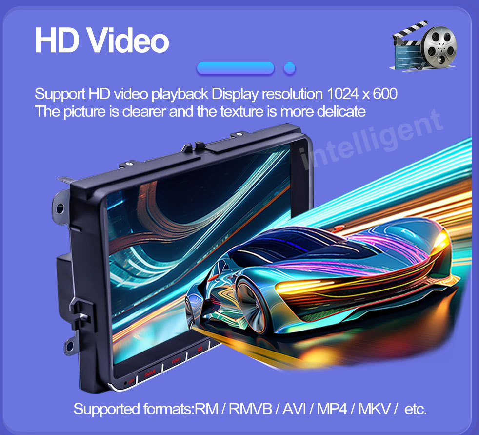 9 inch Volkswagen dedicated Android car navigator GPS Bluetooth HD large screen reversing image wireless carplay