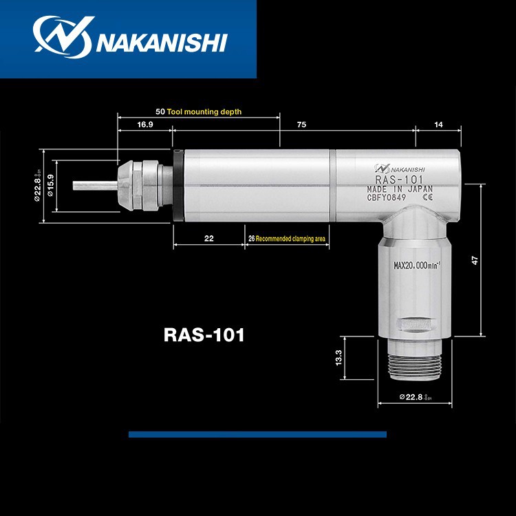 日本NAKANISHI中西高速主轴RAS-101