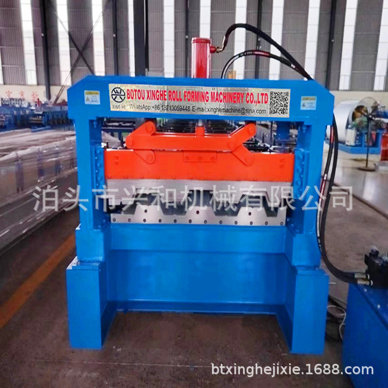 楼承板设备全自动750楼承板设备制造商河北彩钢压瓦机生产厂家