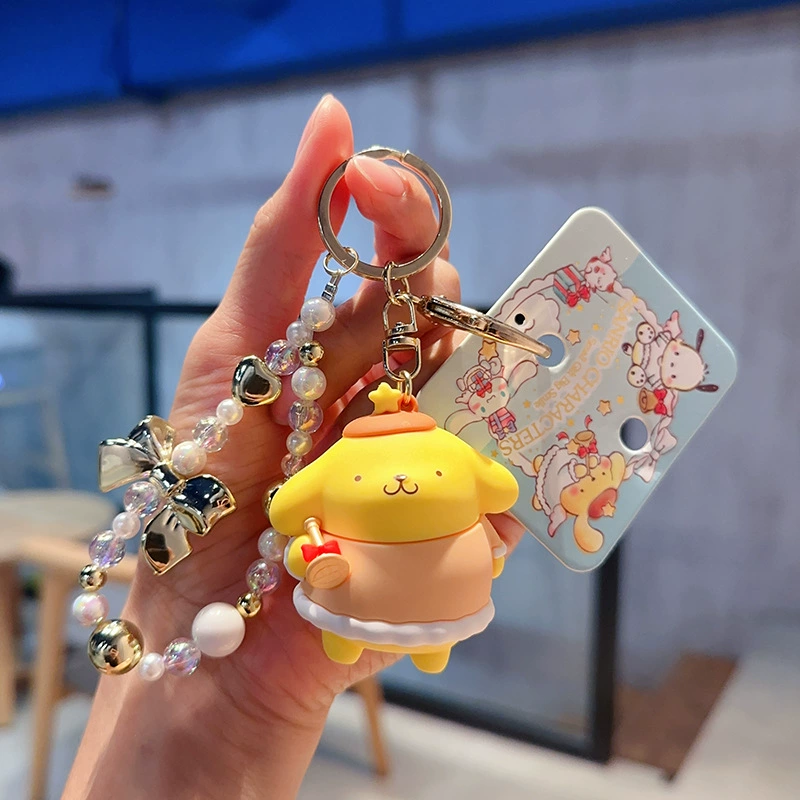 Плюшевый брелок Sanrio Hello Kitty, оригинал, мягкая подвеска 11×7.5 см, коллекционный талисман