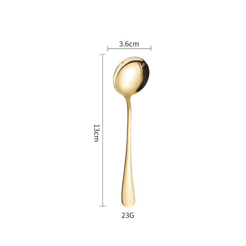 クロスボーダー 1010 ステンレス鋼食器肥厚コーヒー撹拌スプーンケーキスパチュラホテルナイフ、フォーク、スプーンセットはロゴを彫刻することができます|undefined