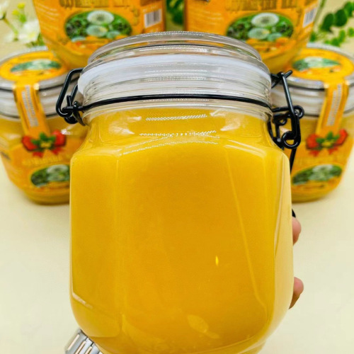 Russian imported golden dandelion honey 1000g bottled honey office snack drink