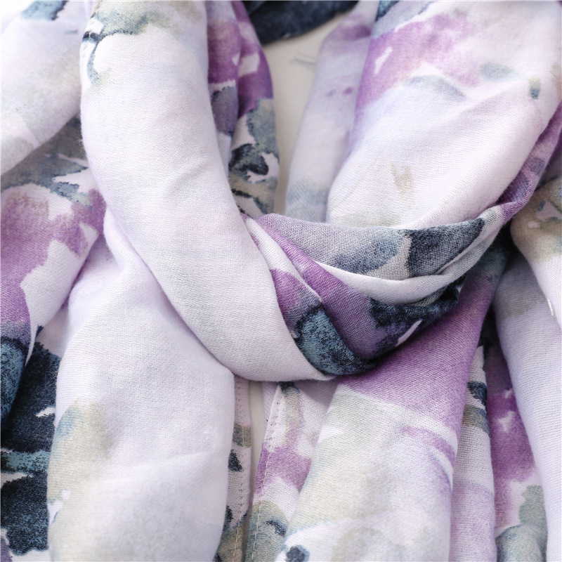 Women's Fashion Tie Dye Polyester Silk Scarves display picture 5