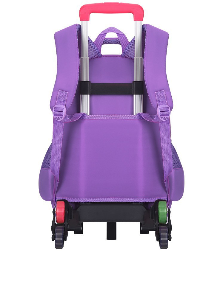 Nuevo tipo de bolsas de tirón de tres piezas de dibujos animados unicornio para niños mochila de espalda de gran capacidad para hombres