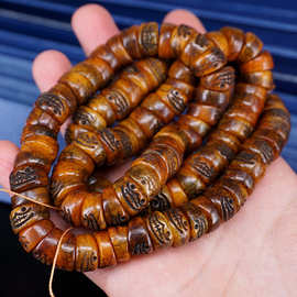 牦牛骨大肠108手串猪大肠素珠民族风佛珠