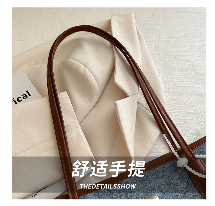 Wholesale of new large-capacity, simple and fashionable casual commuter single-shoulder bags and women's underarm bags for the summer of 2024 in foreign trade undefined