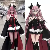 Костюм Kururu cos, полный комплект Seraph of the End Kururu Cappess, косплей костюм, готовый к продаже