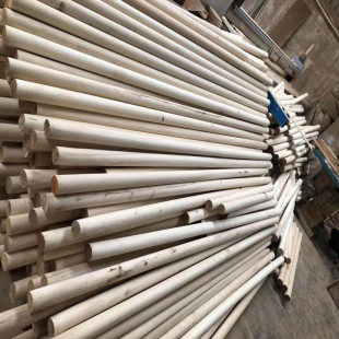 Processing Fsc Birch, Beech, Rubber Wood Round Rods, Solid Wood Material Engraving Machine, Cutting Wood Boards, Punching and Edge Banding