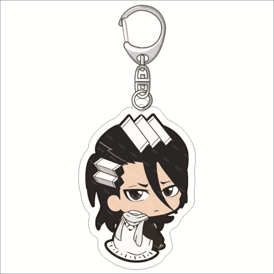 Акриловый брелок (BLEACH), двусторонний 60 мм, чары с персонажем аниме