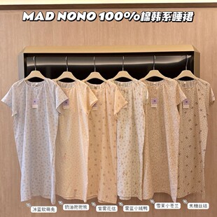 MAD&nbsp;NONO 100%���nϵ˯ȹ�����¿����e�����黨������Ů��˯��Ů
