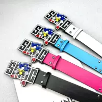 Sonic Boy Y2K Millennium Spice Girl Пояс Пояс Ремень Женские заклепки Цветной дизайн Модный дикий декор Европа и США