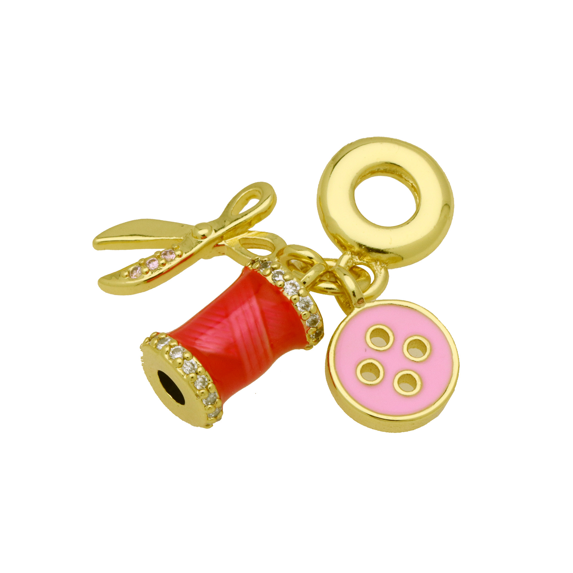 13g Weight Pendant Jewelry Making Type 23mm, 31mm Jewelry Making Size Zircon Inlay Material DIY Jewelry Accessories Classification 1 Piece Quantity Copper Material Ice Cream, Moon Pattern Enamel Design Cute, Sweet Style 1 Piece 23mm 31mm Copper Zircon Ice Cream Moon Pendant 9
