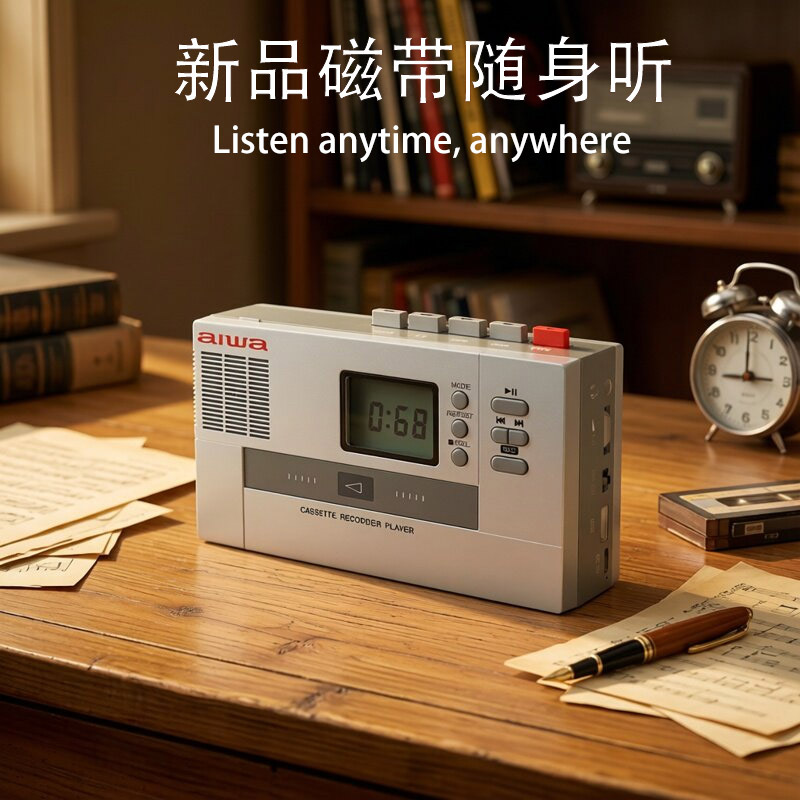 Aihua T8 Retro Kaset Pleyer Bluetooth Transmitter