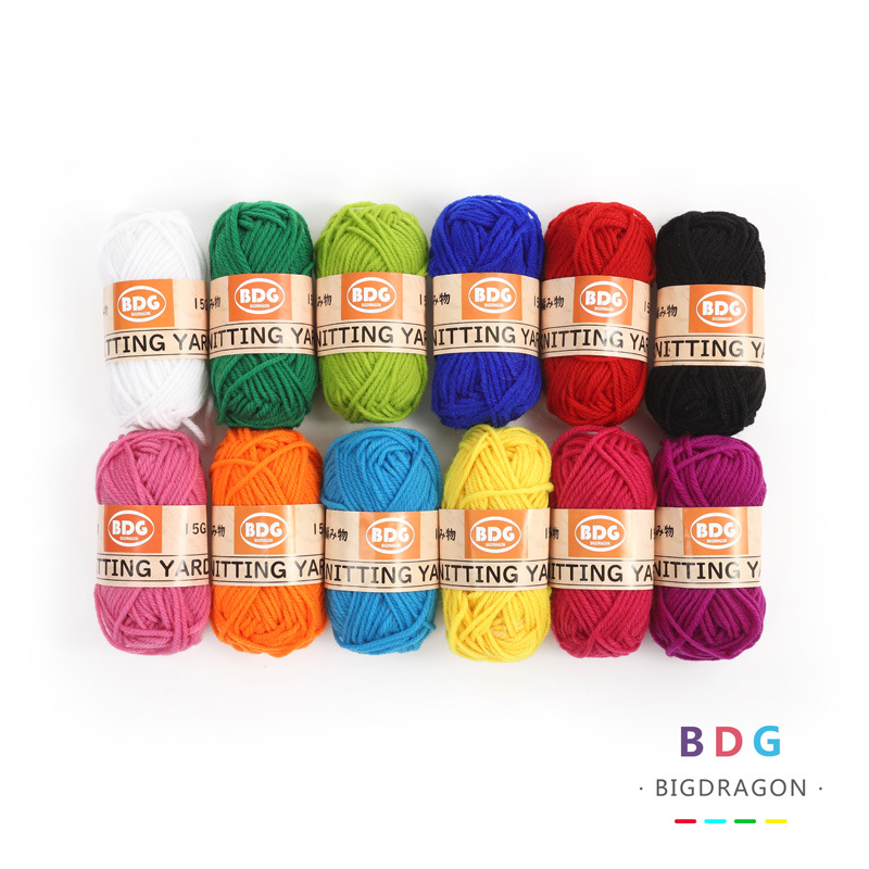 跨境货源泰国腈纶毛线Export of Thai acrylic yarn可批发毛线团