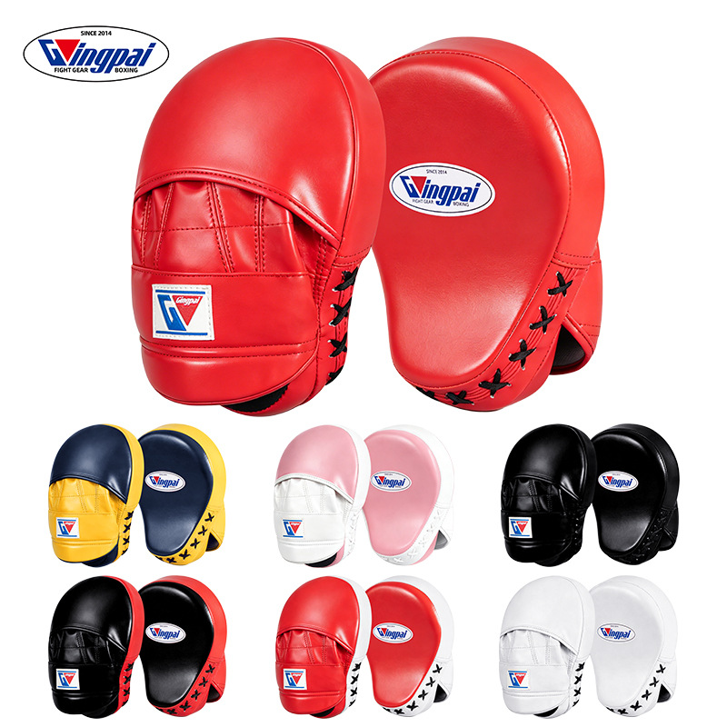 Muay Thai Punching Pads, Boxing Training Targets, Sparring Pads, Sanda Curved Small Pads, Taekwondo Kick and Punch Equipment, Thickened