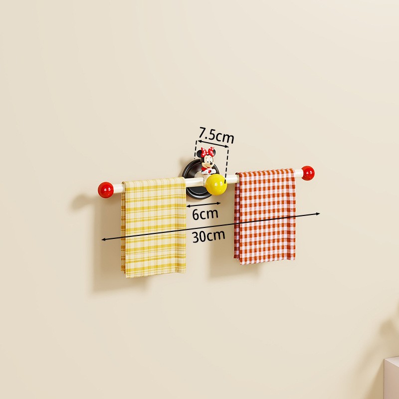 Toallero de Pared de Acero al Carbono Sin Perforación para Baño image 7