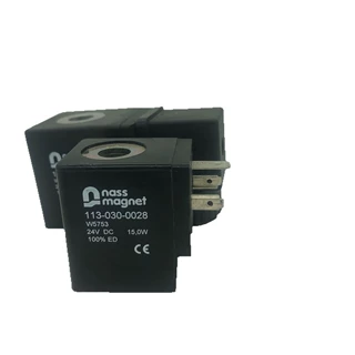 新洲nassmagnet电磁阀线圈24VDC德标113-030BV5766节能线圈