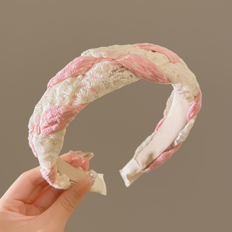 2025 nueva diadema de cabeza alta para mujer, lujo ligero, tarjeta de alta calidad, diadema de salida diaria de verano, pequeño paquete de cabello