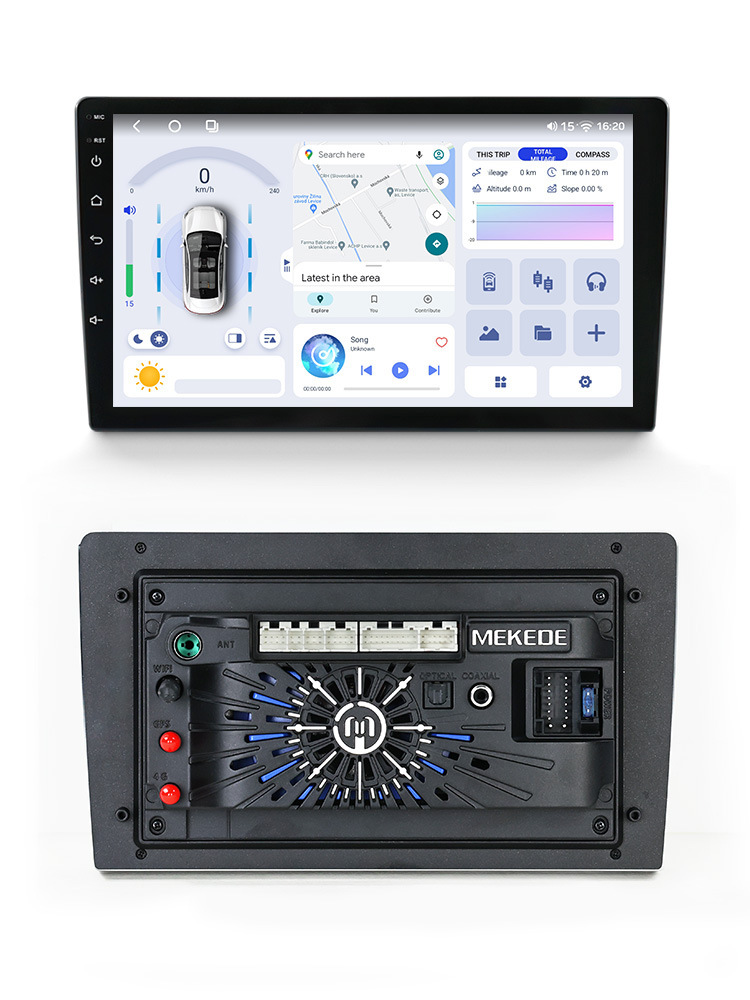 Fangyitong 7865 Android Hd Large Screen 9inch / 10inch Host Dvd Navigation Player Universal Car Device