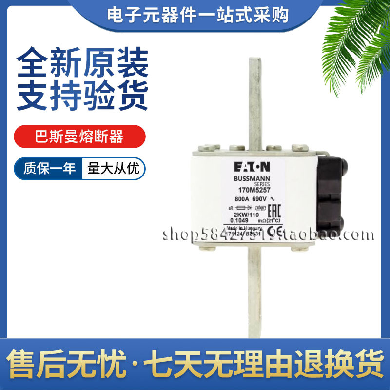 巴斯曼熔断器原装170M5263 170M5264 170M5265 170M5266 170M5267