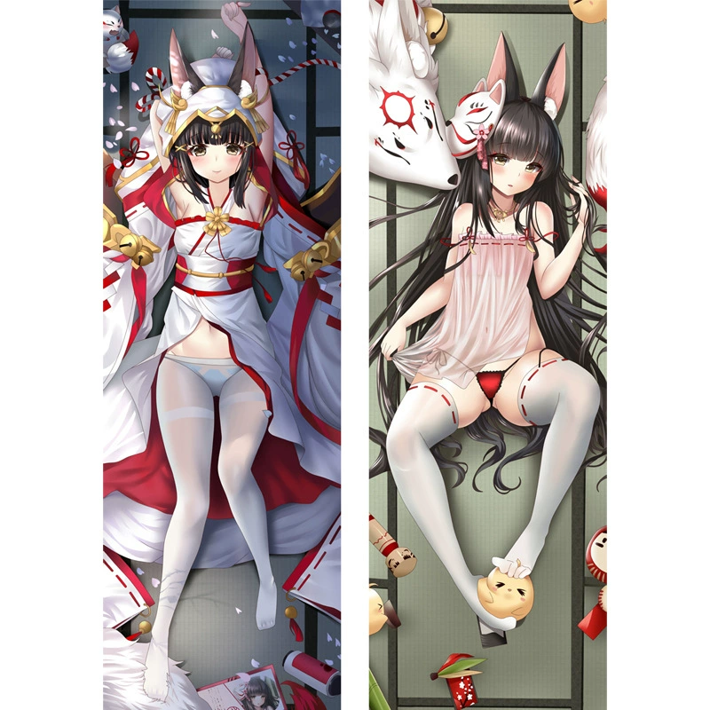 Наволочка для подушки в стиле Azur Lane Nagato лоли, полутелая, для обнимания, длинная наволочка для подушки