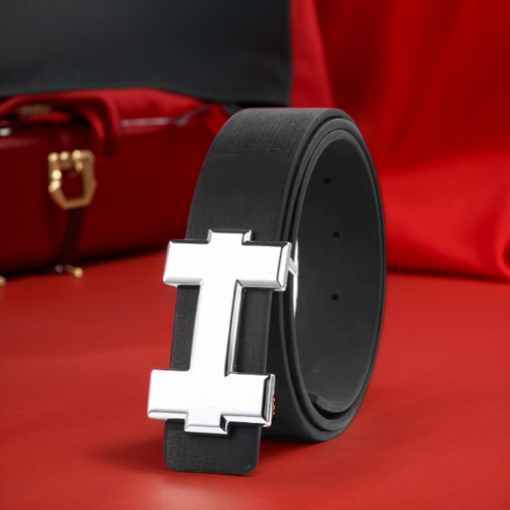 블랙 실버 버클