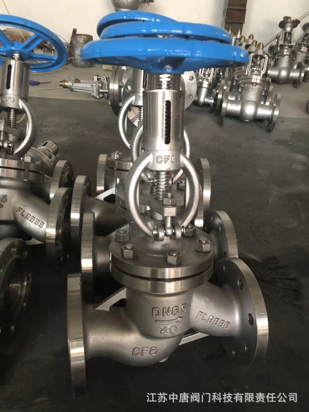 J41W-40P带开关刻度不锈钢截止阀 304/316L材质 中压4.0mpa