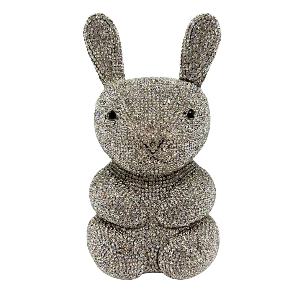 New Rabbit clutch bag cross-border nuevo conejo con diamantes bolsas de cena bolsas de diamantes bolsas de mujer
