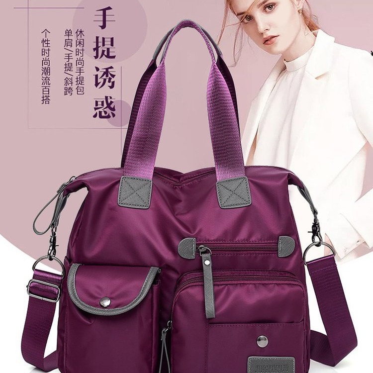 Transfronterizo 2023 nueva moda europea y americana bolso de la momia bolso de hombro de nylon portátil de viaje bolsa grande bolsa de mensajero