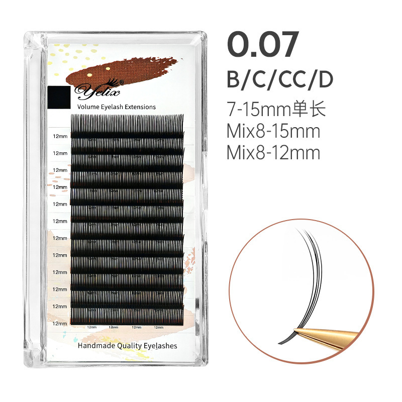 Fábrica de 5d flores Dios de las pestañas injerto D curva dibujos animados flores hadas camellia una sola raíz hadas belleza pestañas