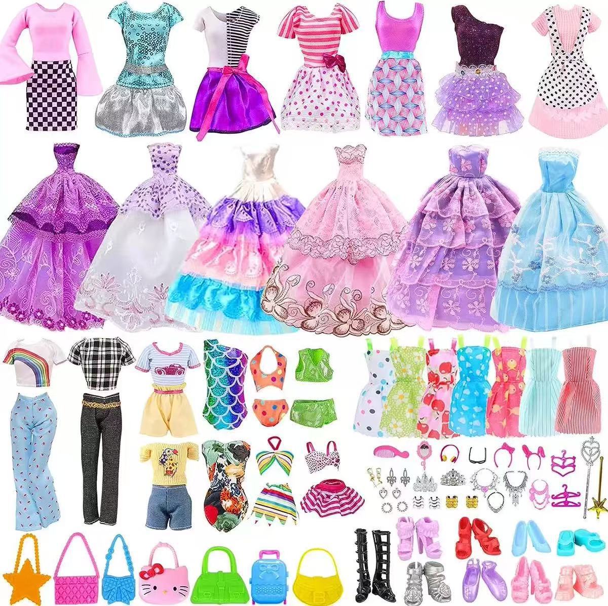 11.5-inch doll clothing set for girls, accessories, export cross-border toys, pants, shoes, skirts, dresses
