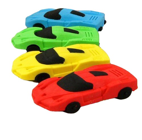 Eraser Car Eraser Cartoon Toy Cute Creative School Supplies Eraser Sassafras Children's Stationery
